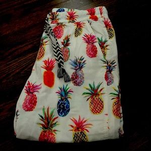 New Without Tags! Retired print! Jcrew beach pants/ Jogger